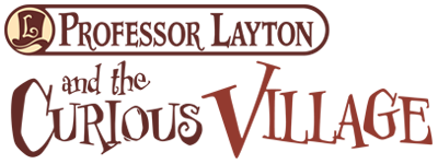 Professor Layton and the Curious Village title screen for Nintendo DS